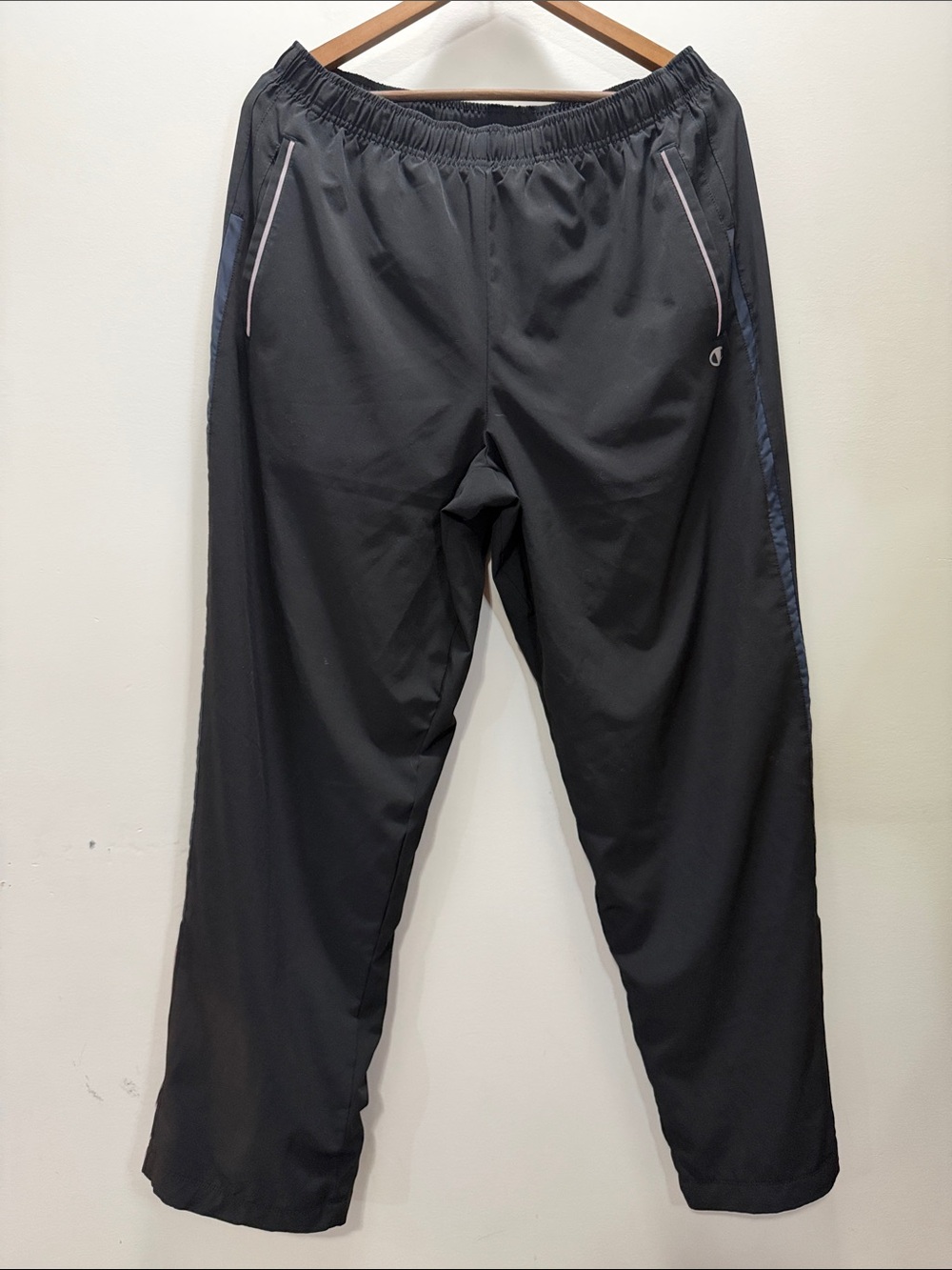 Champion Men's Black Double-Lined Performance Track Joggers Size Large